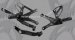 RS683k  Vortex Rear Sets - Yamaha '15-'17 R1 Superbike Series Non-Adjustable - BLACK