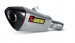 S-K10SO17-ASZ   Akrapovic Titanium Hex Slip-on w/ Carbon End- '16-18  Kawasaki ZX-10R