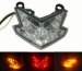 TZK-318-INT   SBL Clear Tail Light with Integrated Turn Signals  '17-'24 Kawasaki Z125 Pro  TZK-318-INT