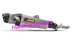 S-K14SO6-HZAAT  Akrapovic Titanium Twin  HEX Dual Outlet Slip On - '16-'19   ZX-14R