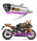 S-H5SO3-HRSS  Akrapovic Stainless HEX Slip-on - '16-19  CBR 400/500 R