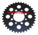 JTF801   JT 420 Rear Steel Black Sprocket - Kawasaki Z125 Pro