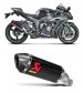 S-K10SO16-HZC    Akrapovic Carbon HEX Slip On w/Carbon End Cap - '17-18  Kawasaki ZX-10RR