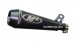 M4 Exhaust - Suzuki- '05-06  GSXR1000 Black GP Slip On, SU9922-GP