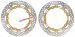 Brembo HPK SuperSport Brake Rotors 320mm w/ Gold Carrier for BMW, 208973751 (FREE EXPRESS SHIPPING)