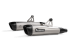 S-T12SO4-HCQT  Akrapovic Titanium Slip On - '17-20 Triumph Bonneville T100