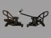 RS273k  Vortex Rear Sets - Honda '08-'16 CBR1000RR V2 Series - BLACK